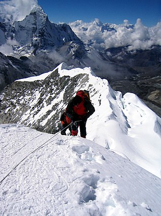 <span class="mw-page-title-main">Summit</span> Point on a surface with a higher elevation than all immediately adjacent points