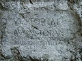 Image 38A Roman inscription at the castle hill of Trenčín (178–179 AD) (from Slovakia)