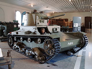 <span class="mw-page-title-main">Vickers 6-ton</span> British light tank of the 1930s and WW2.