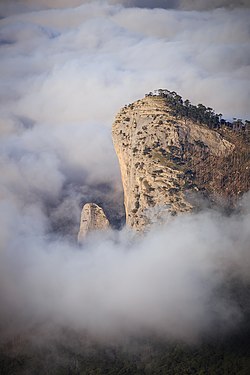 Mount Shaan-Kaya in Clouds. Yalta Natural Reserve, Autonomous Republic of Crimea Шаан-Кая у хмарах. Ялтинський гірсько-лісовий природний заповідник, АР Крим © Александр Черных