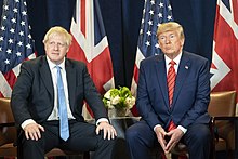 Johnson with US President Donald Trump at the 2019 United Nations General Assembly -UNGA (48791303991).jpg