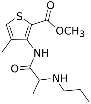 <span class="mw-page-title-main">Articaine</span> Chemical compound