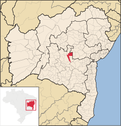 Andaraí – Mappa