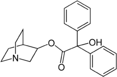 Struktur von 3-Chinuclidinylbenzilat