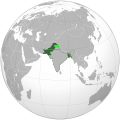 Dominion of Pakistan & Indian Controlled Kashmir (orthographic projection).svg Done