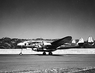 <span class="mw-page-title-main">Lockheed L-649 Constellation</span> US airliner with 4 piston engines, 1946