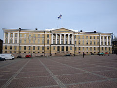 Edificio principal de la Universidad de Helsinki