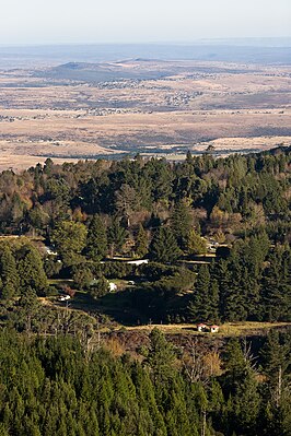 Uitzicht op Hogsback