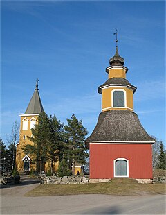 Kiikalan kirkko ja kellotapuli