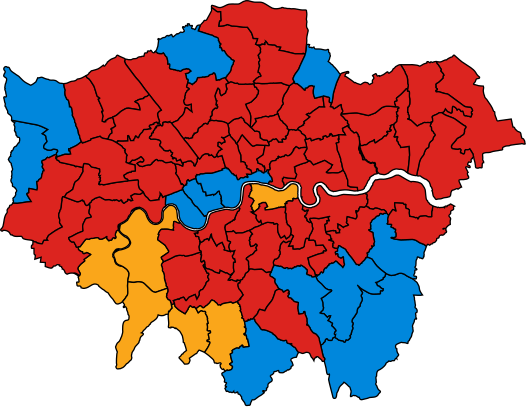 LondonParliamentaryConstituency1997Results.svg