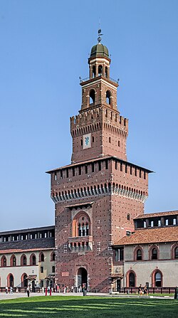 Filarete tower, Milan (Italy).