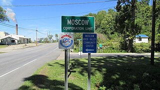 <span class="mw-page-title-main">Moscow, Ohio</span> Village in Ohio, United States