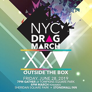 <span class="mw-page-title-main">New York City Drag March</span> Annual drag protest and visibility march