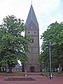 Torre de la iglesia reformada de San Nicolás.