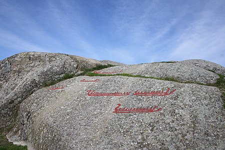 Petroglyphs of vikingships in Vest-Agder, Norway