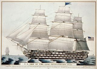 USS <i>Pennsylvania</i> (1837) Ship of the line