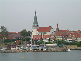 De haven van Rønne