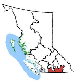 <span class="mw-page-title-main">British Columbia Southern Interior</span> Federal electoral district in British Columbia, Canada