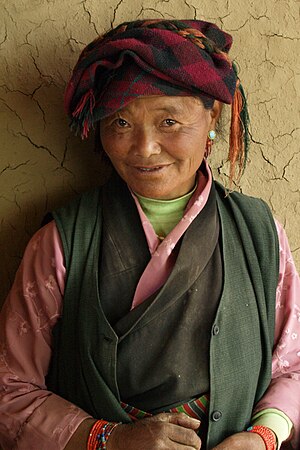 Tibetan Farmer Lady