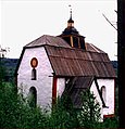 Ytterlännäs Old Church, broken roof, 18th century