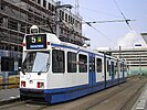 Gelede tram type 11G van het GVB, bouwjaar 1989.