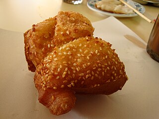 <span class="mw-page-title-main">Shuangbaotai</span> Taiwanese crispy, deep-fried dough of Hokchew origin