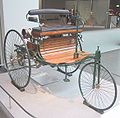 Replica o the Benz Patent Motorwagen biggit in 1885