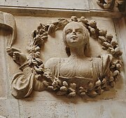 Medallion of Bernuy's wife in the courtyard