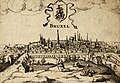 An engraving of Brussels, c. 1610