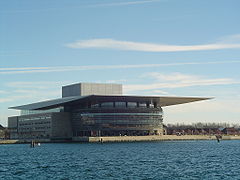 L'Opera House di Copenaghen in Danimarca