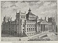 Die Hauptfront des Reichstagsgebäudes, c. 1895