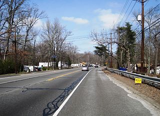 <span class="mw-page-title-main">Ewansville, New Jersey</span> Populated place in Burlington County, New Jersey, US