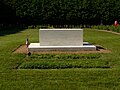 Eleanor and Franklin Roosevelt gravesite in the Rose Garden at their Hyde Park, New York, home