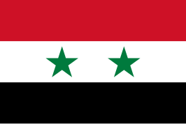 ? Vlag van de Arabische Republiek Syrië