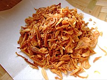 Fried shallots Fried shallots bawang goreng.JPG