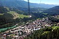 Blick auf Mühlbach aus der Meransner Bahn