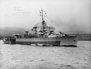 HMS <i>Welcome</i> (J386) Minesweeper of the Royal Navy