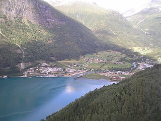 <span class="mw-page-title-main">Loen, Norway</span> Village in Western Norway, Norway