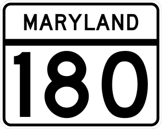 <span class="mw-page-title-main">Maryland Route 180</span> State highway in Frederick County, Maryland