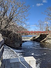 Bridge at Moulson Pond.