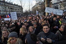 Entre la place de la République et la place de la Bastille.