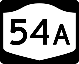 <span class="mw-page-title-main">New York State Route 54A</span> State highway in western New York, US