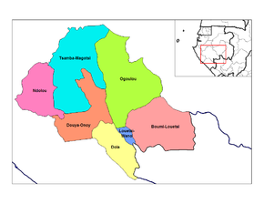 Poziția localității Boumi-Louetsi