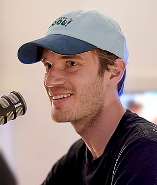 <span class="mw-page-title-main">PewDiePie</span> Swedish YouTuber (born 1989)