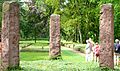 Stelen auf der Kriegsgräberstätte Lagerfriedhof Sandbostel