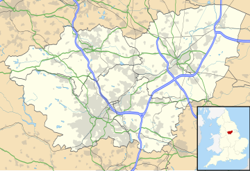 Football in Yorkshire is located in South Yorkshire
