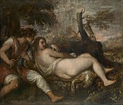 Nymphe et Berger, 1570-75. Musée d'histoire de l'art de Vienne