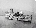 Wreck of the Vizcaya, just after the Battle of Santiago de Cuba