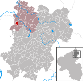 Poziția Welkenbach pe harta districtului Westerwaldkreis