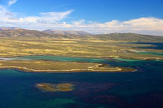 West Falkland Island in Falkland Islands, Atlantic Ocean